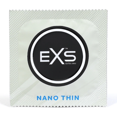 EXS Nano Thin 12-Pack Ultra Thin Latex Protection, 53mm Width