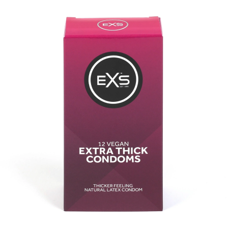 EXS Extra Thick 12-Pack - Enhanced Durability Latex Protection