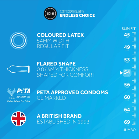 EXS Black Latex 12-Pack - Black Silky Latex Barrier Protection