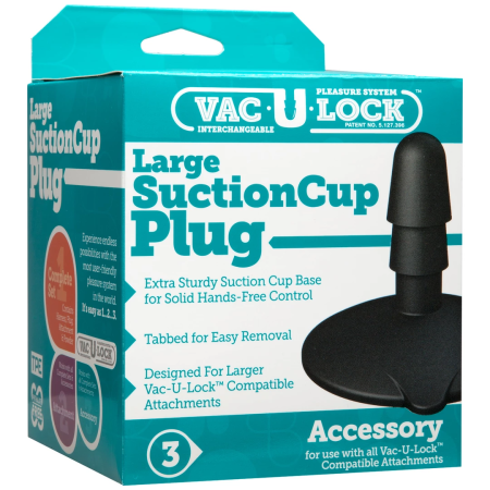 Doc Johnson Vac-U-Lock Large Suction Cup Base - Extra Sturdy System