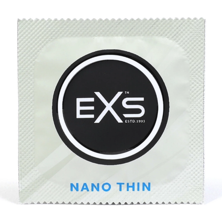 EXS Nano Thin 100-Piece Ultra-Thin Latex Protective Sheaths