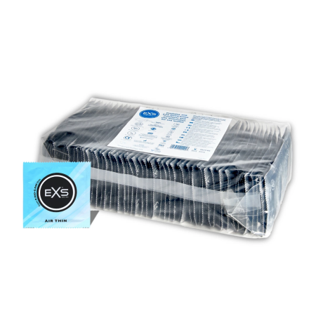 EXS Air Thin 100 pcs - Ultra-Thin Latex Protective Barrier, 56mm, Lubricated