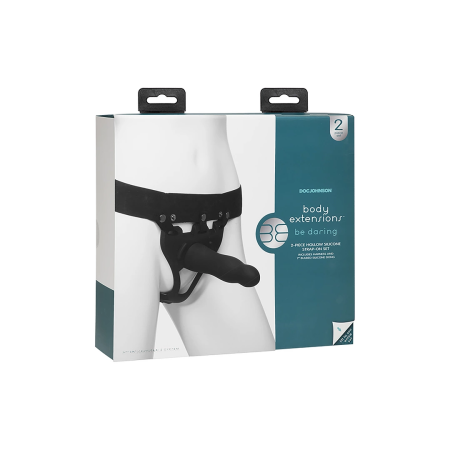 Doc Johnson Body Extensions Daring Silicone Harness with Vibrating System
