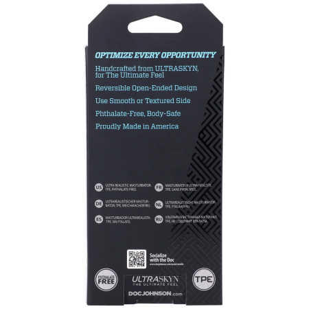 Doc Johnson OptiMALE Rollerball Reversible ULTRASKYN Intimate Sleeve 12.7cm
