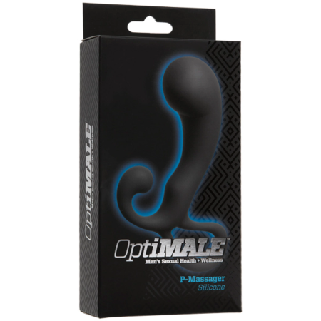 Doc Johnson OptiMALE P-Massager Black Silicone Intimate Device