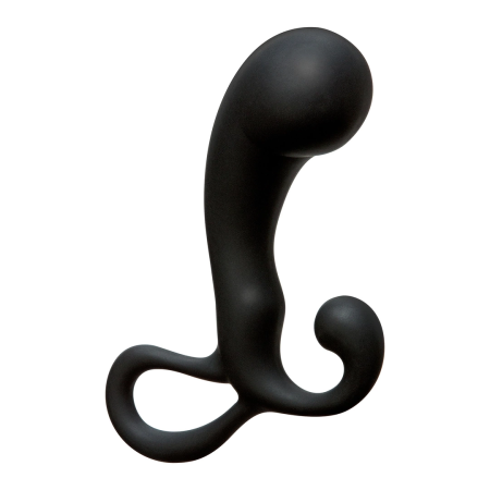 Doc Johnson OptiMALE P-Massager Black Silicone Intimate Wellness Device