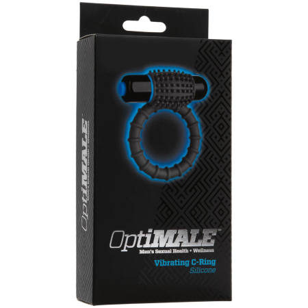 Doc Johnson OptiMALE Vibrating Silicone Intimate Ring Black