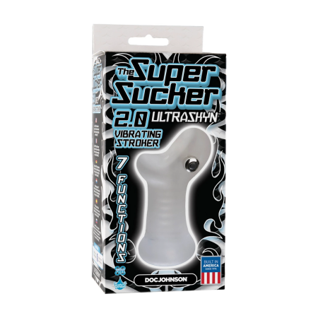 Doc Johnson Super Sucker 2.0 ULTRASKYN Vibrating Intimate Device