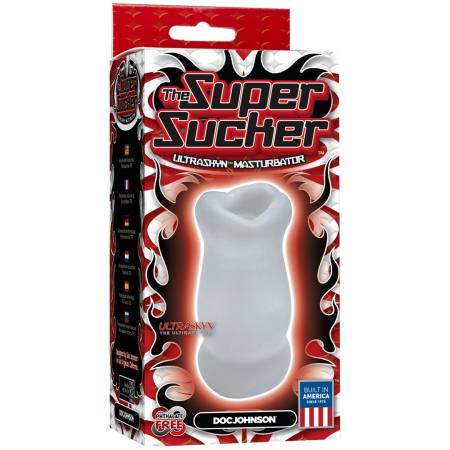 Doc Johnson Super Sucker 2.0 Vibrating Intimate Machine ULTRASKYN 18 cm