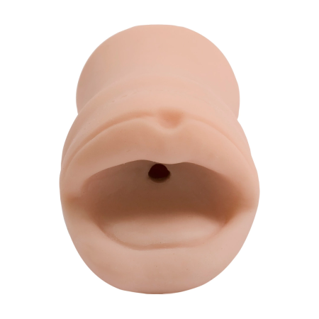 Doc Johnson Palm Pal ULTRASKYN Compact Oral Model, White, Body-Safe Material