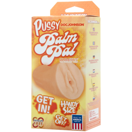 Doc Johnson Palm Pal ULTRASKYN Intimate Handheld Device White