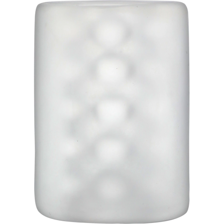 Doc Johnson Glow Helping Head Sleeve Frost/Green Glow Silicone Mini