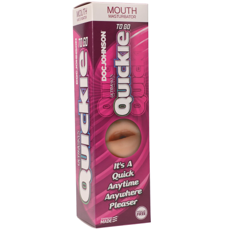 Doc Johnson ULTRASKYN Oral Shape Intimate Sleeve Compact Transparent