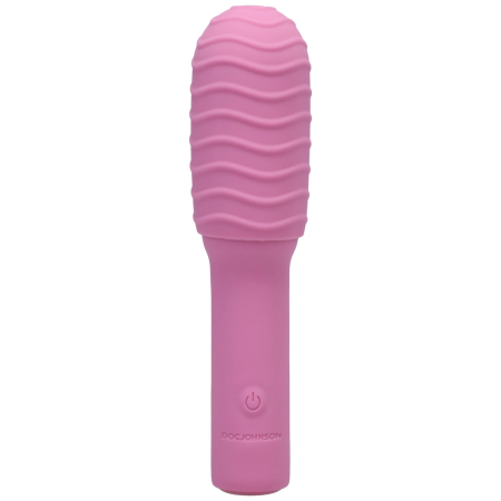 Doc Johnson Elite Mini Intimate Device 10cm Rechargeable Pink Silicone