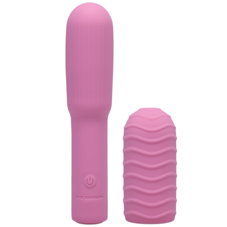 Doc Johnson Elite Mini Intimate Device 10cm Rechargeable Pink Silicone