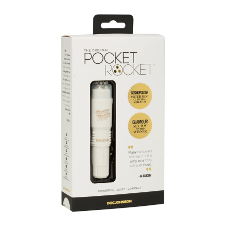 Doc Johnson The Original Mini Pocket Massager 10 cm Ivory ABS