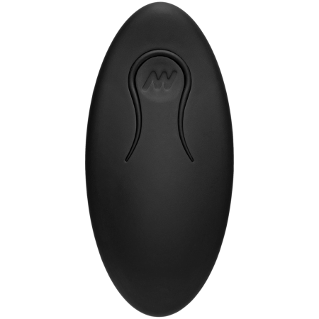 Doc Johnson A-Play Vibe Silicone Plug with Remote - 10 Modes, Black