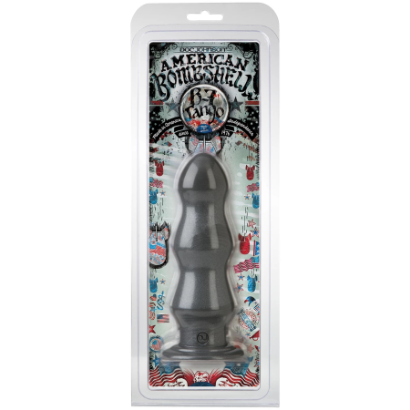 Doc Johnson B-7 Tango Anal Model with Triple Ripple Design, Black, Large