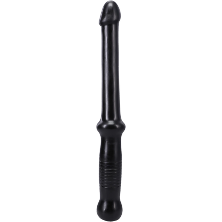 Doc Johnson Anal Probe Push Flexible PVC Wand Black 18 cm