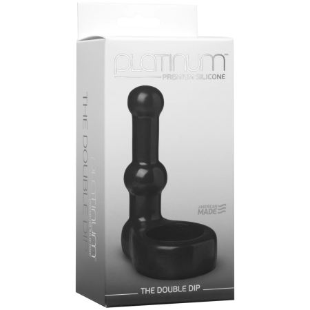 Doc Johnson Double Dip 2 Dual-Shaft Intimate Machine, Black Silicone