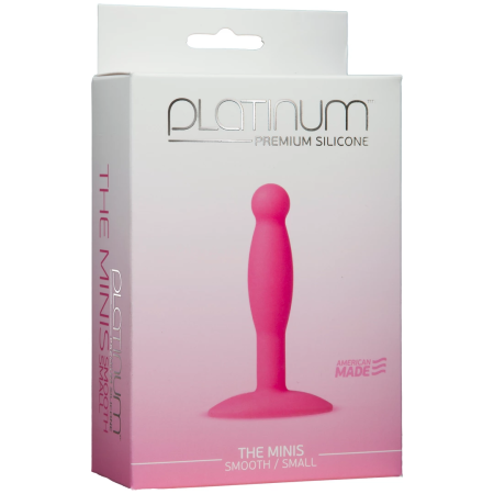 Doc Johnson The Minis Smooth Intimate Plug Small Black Silicone