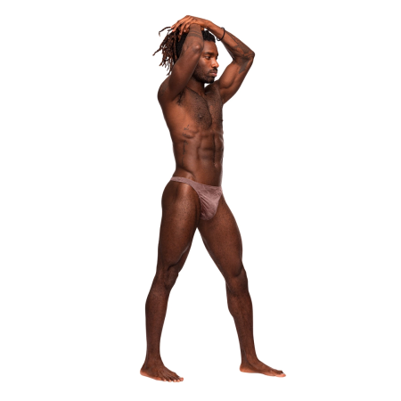 Male Power Inter-Mingle Bong V Thong S/M Mauve - Contoured Comfort Fit
