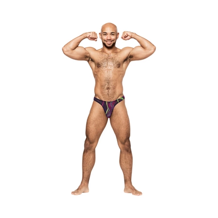 Male Power Bong Thong S/M Pride - Colorful Low Waist Intimate Wear