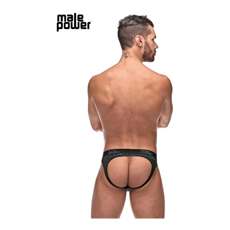 Male Power Impressions Moonshine Jock Brief S/M Black Comfort Fit