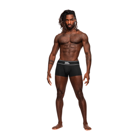 Male Power Modal Rib Pouch Short L Black - Comfort Fit Trunks