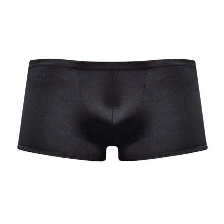 Male Power Lo Rise Satin Spandex Shorts M Black Comfort Fit