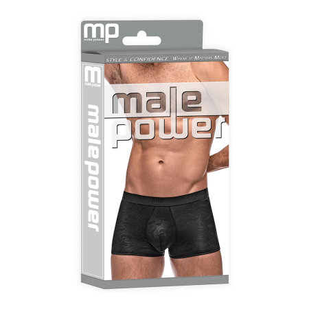 Male Power Impressions Mini Short XL Black - Comfort Fit Microfiber