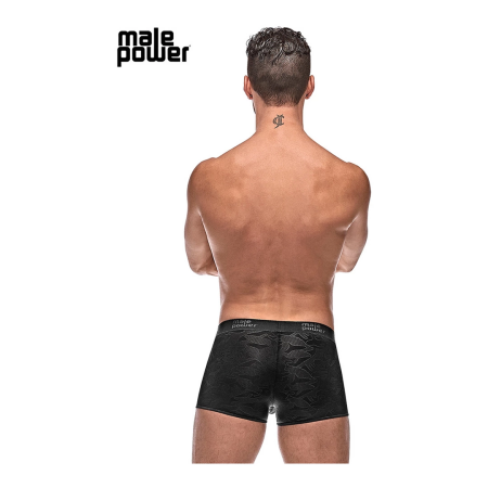 Male Power Impressions Mini Short XL Black - Comfort Fit Microfiber