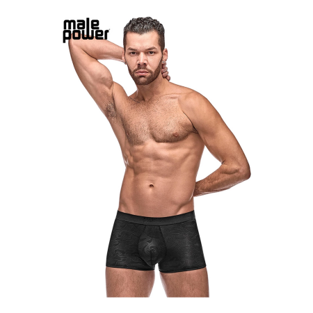 Male Power Impressions Mini Shorts S Black - Comfort Fit Design