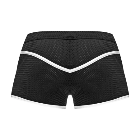 Male Power Sport Mesh Mini Short L Black Athletic Design