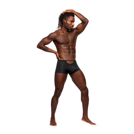 Male Power Magnificence Mini Shorts XL Black - Modern Athletic Cut