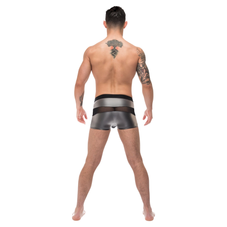 Male Power Iron Clad Shorts L Grey - Mesh Design Comfort Fit
