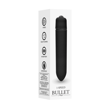 Be Good Tonight 1-Speed Bullet Intimate Massager - Compact, Black