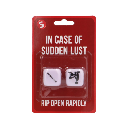 In Case Of Sudden Lust Game Dice - Creative Couples Dice Set