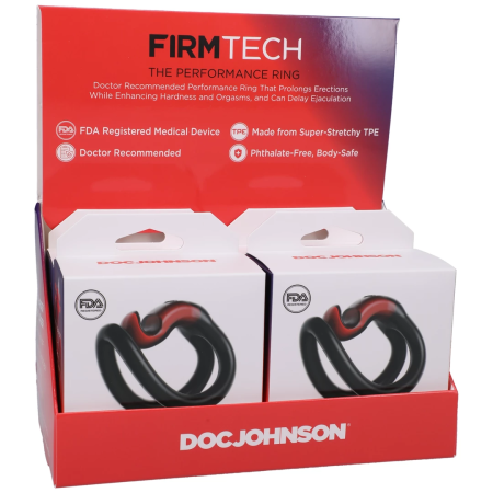 FirmTech Performance Comfort Ring 4-Pack - Adjustable Silicone System