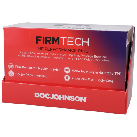 FirmTech Performance Comfort Ring 4-Pack - Adjustable Silicone System