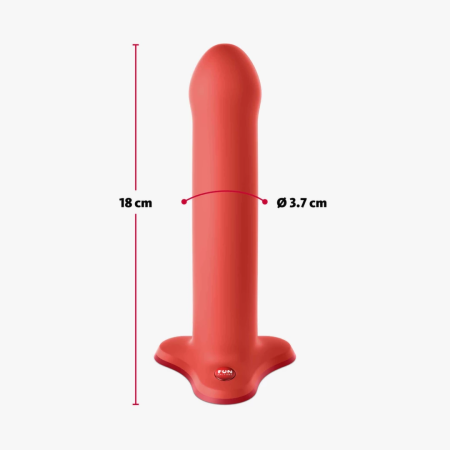 Fun Factory Magnum Model Silicone Intimate Device Flashy Coral 18.3cm