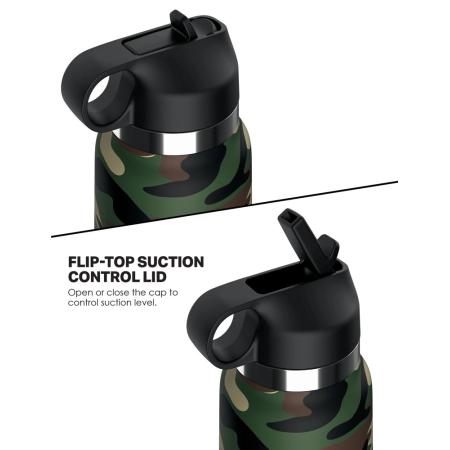 PDX FapFlask Happy Camper Fros - Discreet Travel Intimate Device, 24 cm