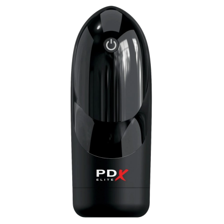 PDX Elite Hydrogasm FrostedBlack Intimate Swirl Machine Waterproof 20cm