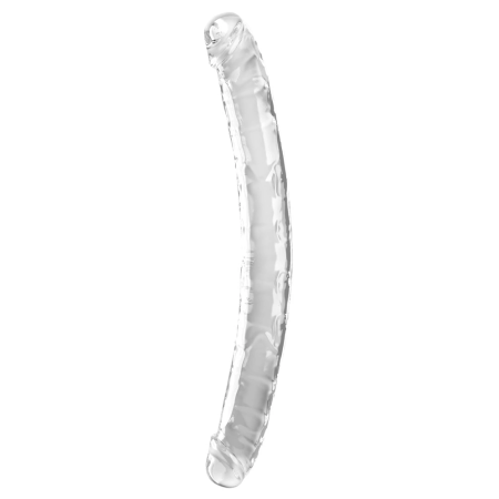 King Cock Clear 18" Flexible Double-Ended Transparent Model, 46 cm