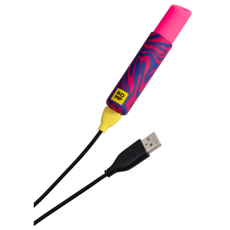 ROMP Lipstick Air Pulse Compact Intimate Device, Waterproof, Pink