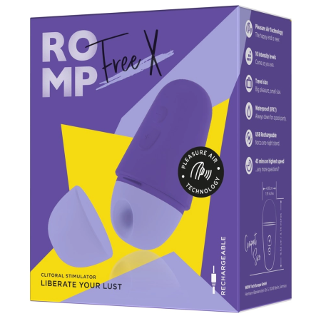 ROMP Free X Intimate Wave Technology Compact Waterproof Massager