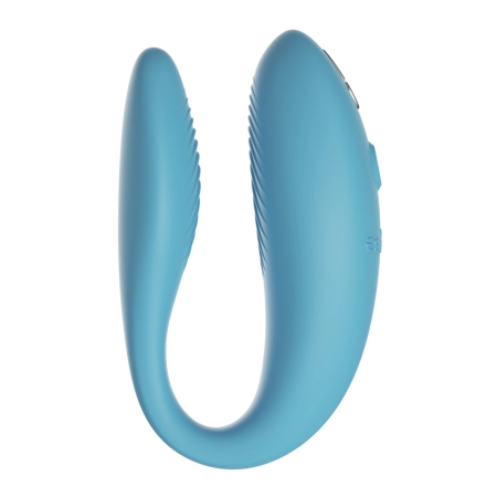 We-Vibe Sync Go Turquoise Dual Vibrator for Couples, App Control, 7.7 cm