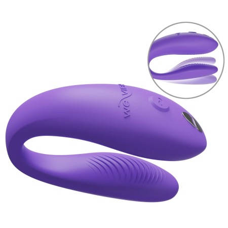 We-Vibe Sync Go Purple - Dual Wearable Vibrator, App-Controlled, Silicone