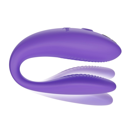 We-Vibe Sync Go Purple - Dual Wearable Vibrator, App-Controlled, Silicone