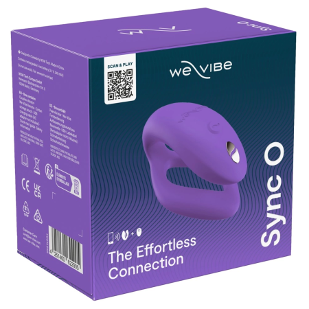 We-Vibe Sync O Intimate Couples Device Bright Purple Rechargeable